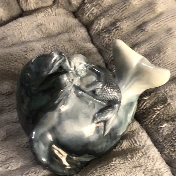 Cook Collectables Company- Dolphin w/Mermaid Fine Art Sculpture.NWT - Picture 10 of 17